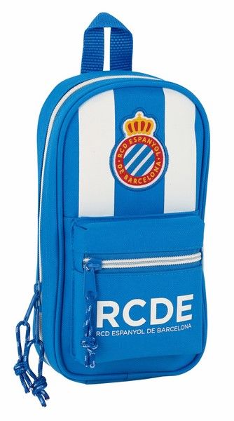 Plumier mochila con 4 portatodo llenos de Rcd Espanyol