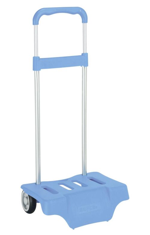 Carro portamochilas para mochila grande de +40cm, azul claro