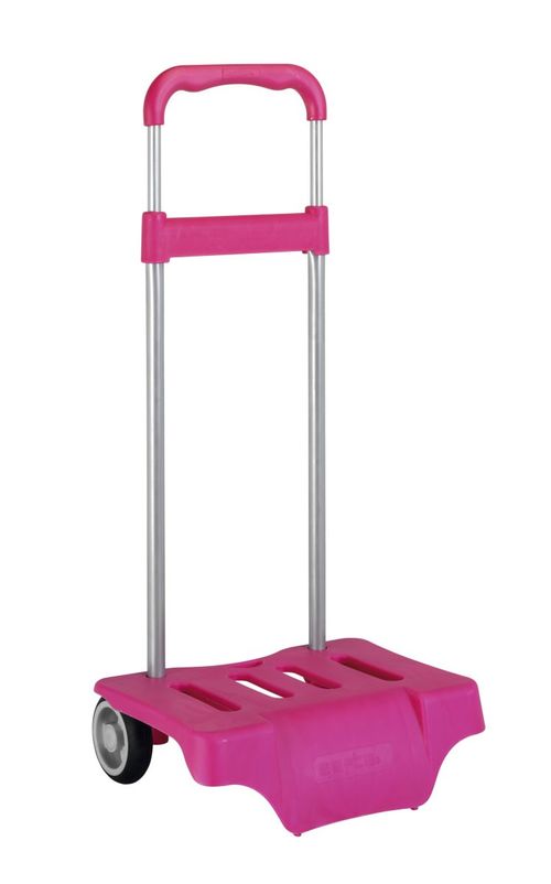 Carro portamochilas para mochila grande de +40cm, rosa
