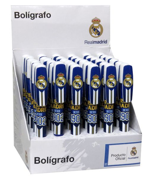 Bolgrafo basic con clip decorado de Real Madrid (36/864)