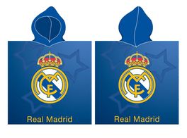 Poncho toalla playa microfibra de Real Madrid