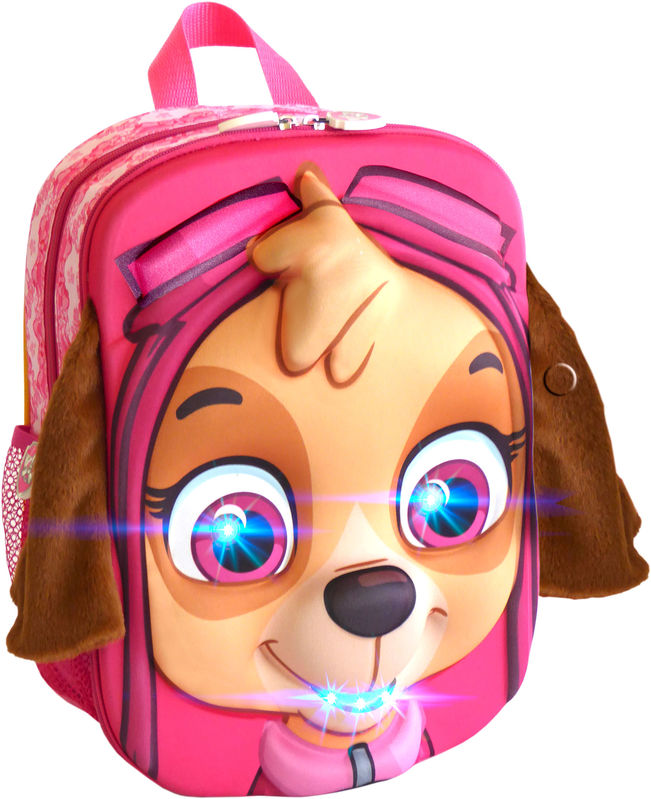 educar Paquete o empaquetar El diseño Mochila Premium 3D con luz led y sonido con voz personaje de Paw Patrol La  Patrulla Canina "Skye" - Regaliz Distribuciones Español
