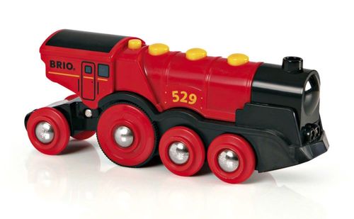 BRIO Gran locomotora roja a pilas con luz y sonido (st6)
