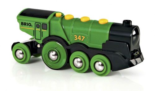 BRIO Gran locomotora verde a pilas con luz y sonido (st6)