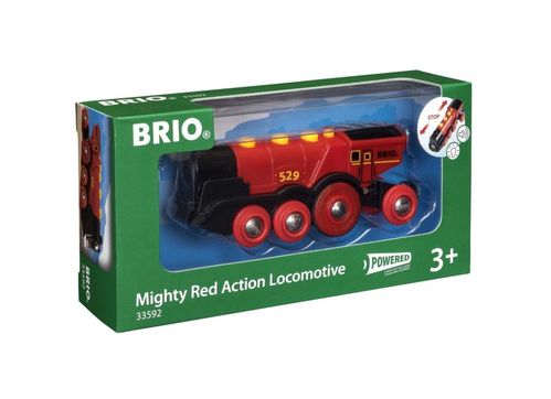 BRIO Gran locomotora roja a pilas con luz y sonido (st6)