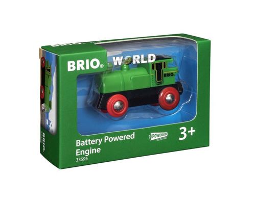 BRIO Locomotora a pilas verde (st6)