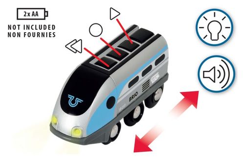 BRIO Smart Tech Locomotora Inteligente con Tneles de Accin (st4)