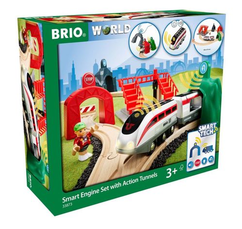 BRIO Smart Tech SET Circuito de Tren con Locomotora Inteligente (st4)