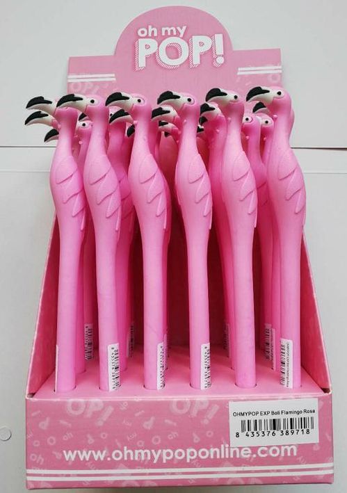 Ohmypop pink collection pen display