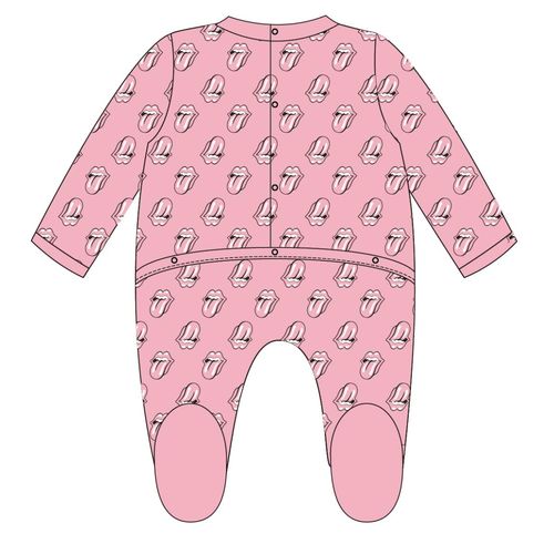 Pijama pelele para bebe interlock de Rolling Stones (st5)